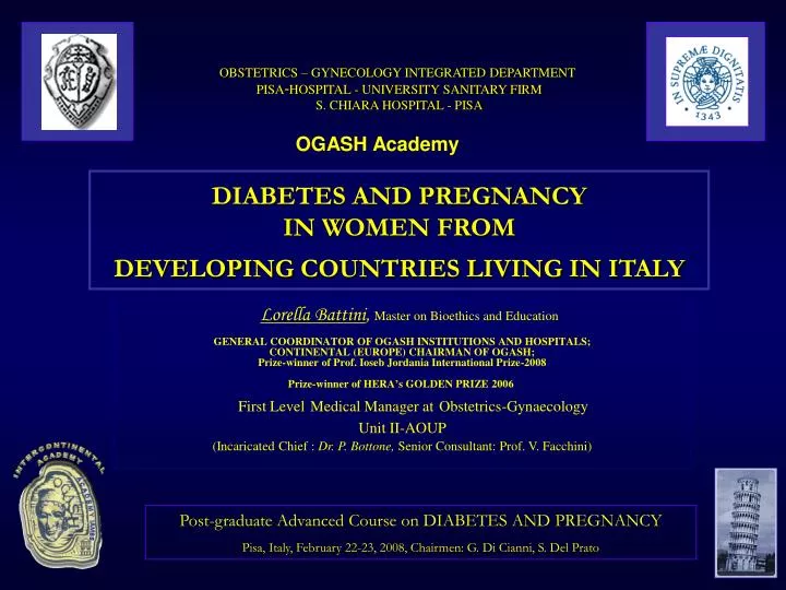 diabetes and pregnancy in women from developing countries living in italy