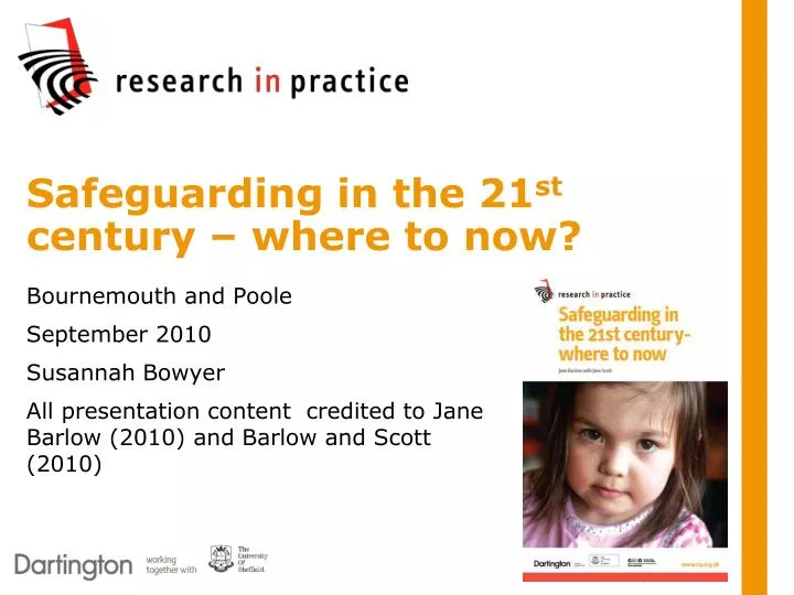 safeguarding in the 21 st century where to now