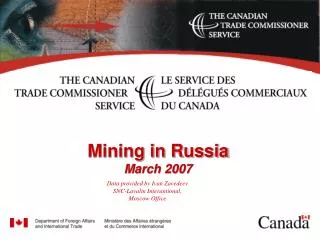 Mining in Russia March 2007