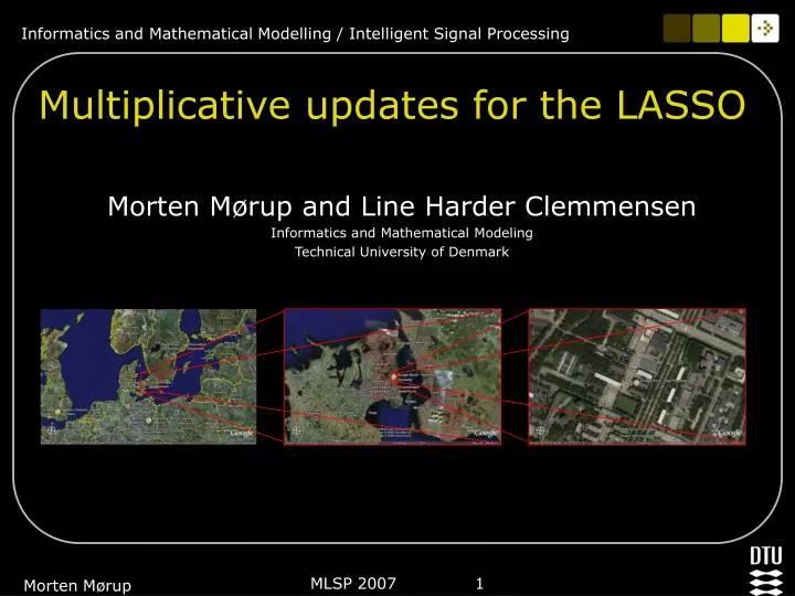 multiplicative updates for the lasso