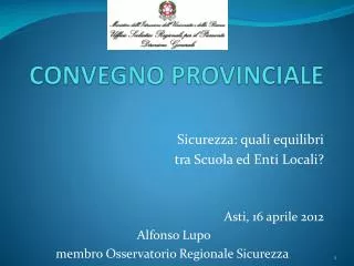 convegno provinciale