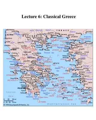 Lecture 6: Classical Greece