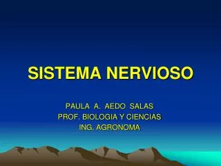 sistema nervioso