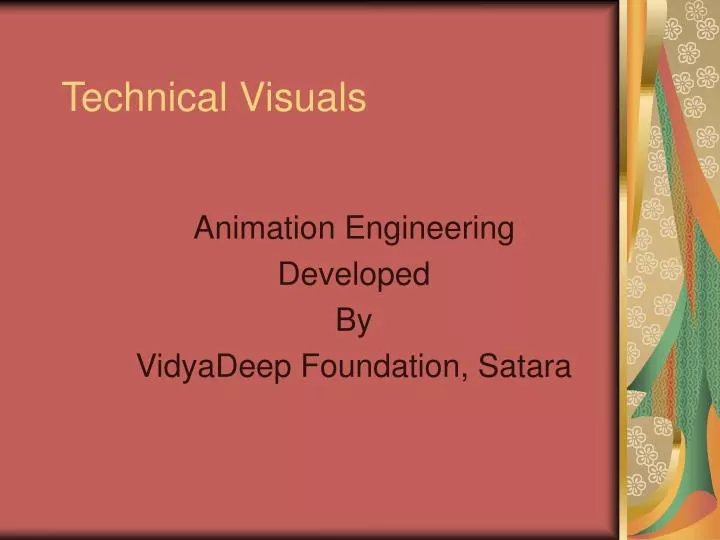 technical visuals