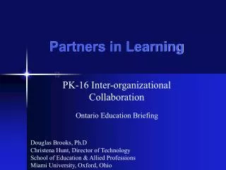 Partners in Learning