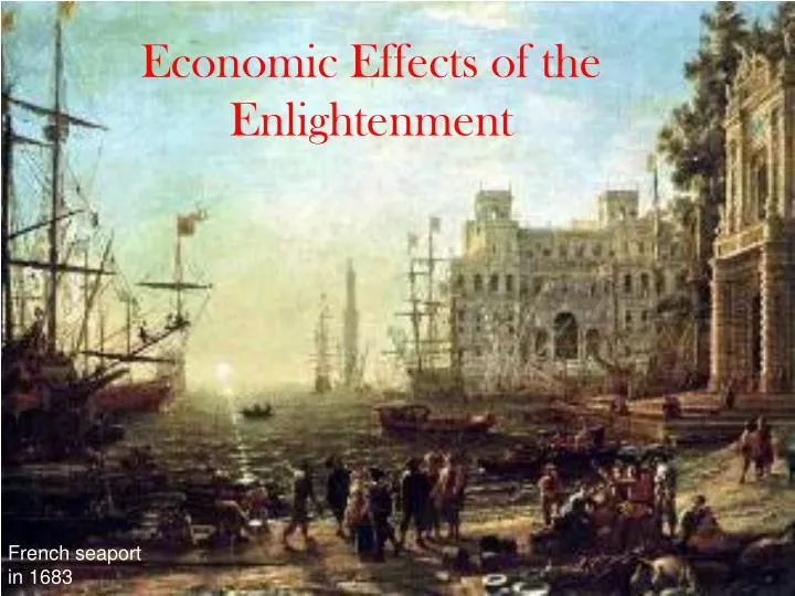 economic effects of the enlightenment