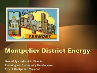 Montpelier District Energy