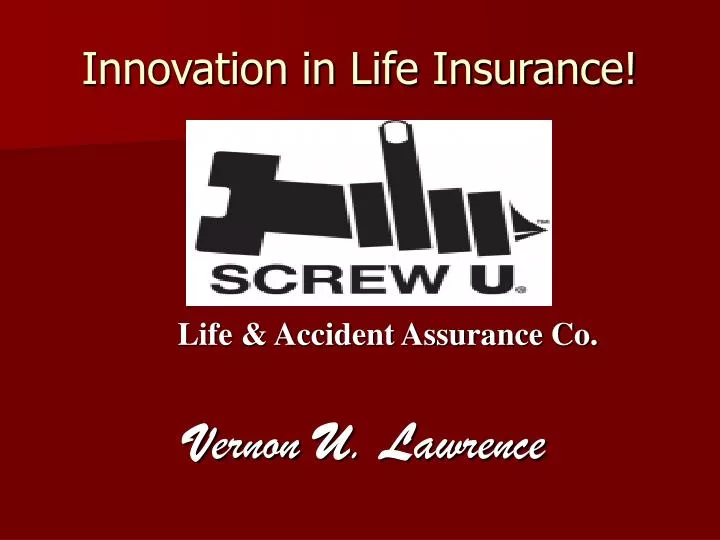 innovation in life insurance