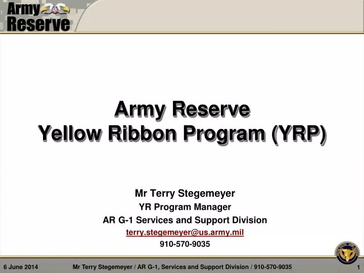 army reserve yellow ribbon program yrp