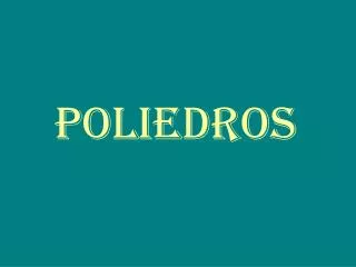 poliedros
