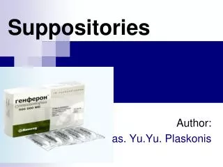 Suppositories