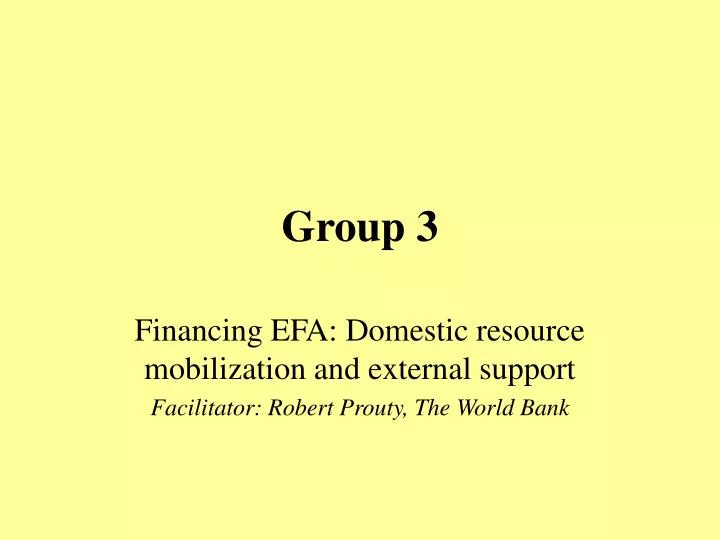 group 3