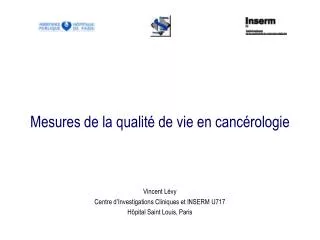 mesures de la qualit de vie en canc rologie