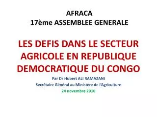 afraca 17 me assemblee generale