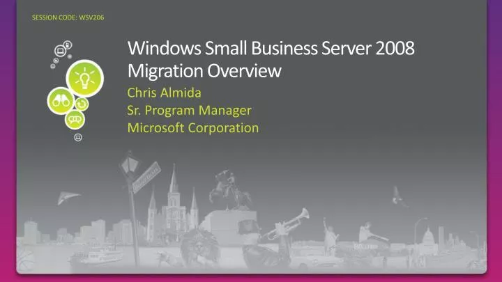 windows small business server 2008 migration overview