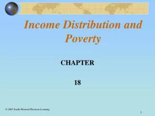 Income Distribution and Poverty