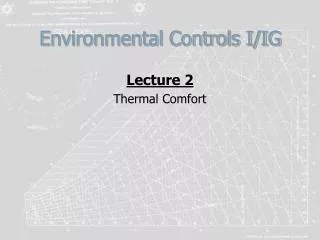 Environmental Controls I/IG