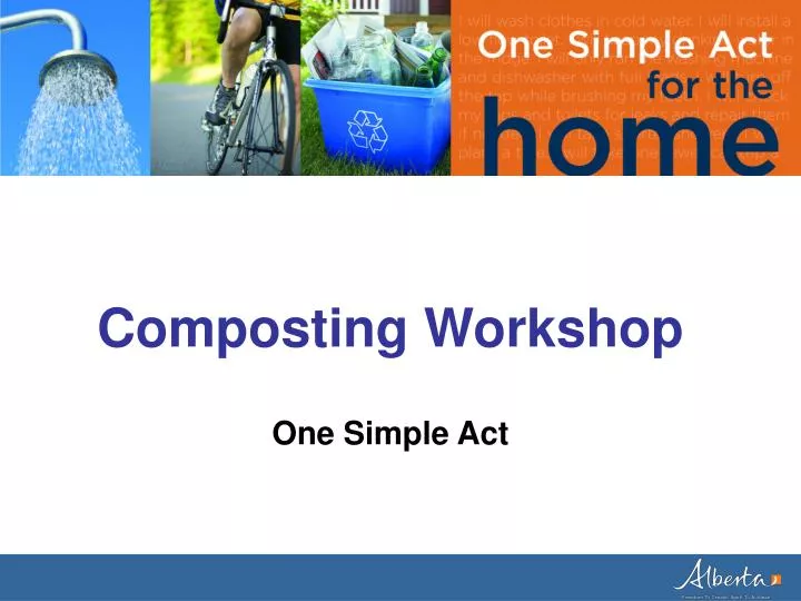 composting workshop one simple act