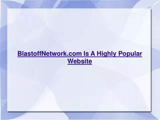 BlastoffNetwork.com