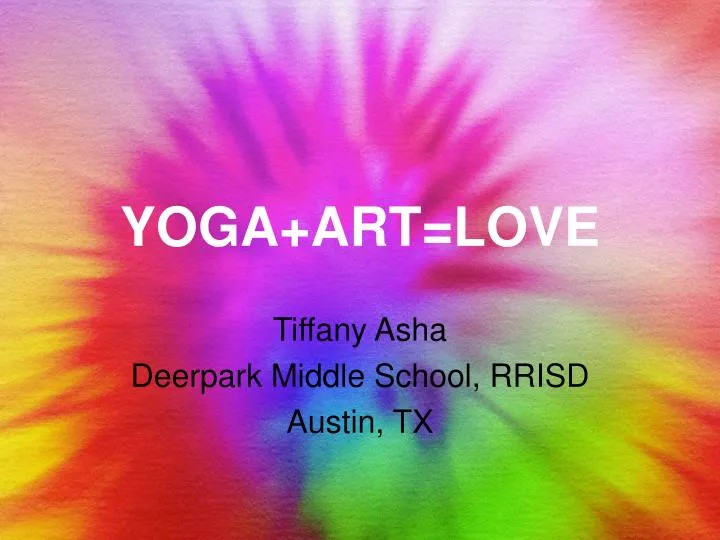 yoga art love