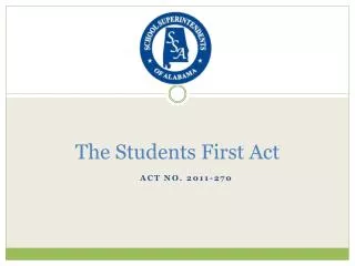 The Students First Act