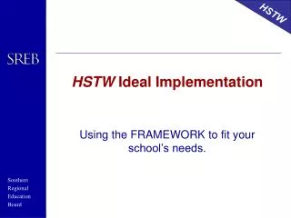 HSTW Ideal Implementation