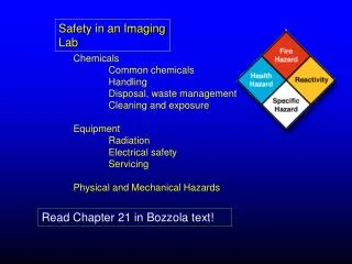 Safety in an Imaging Lab