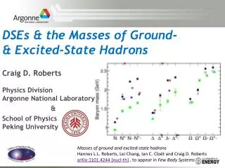 DSEs &amp; the Masses of Ground- &amp; Excited-State Hadrons