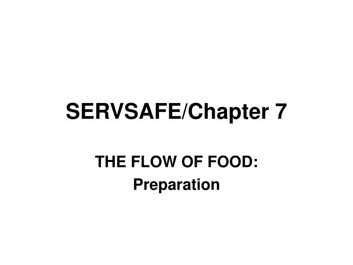 servsafe chapter 7