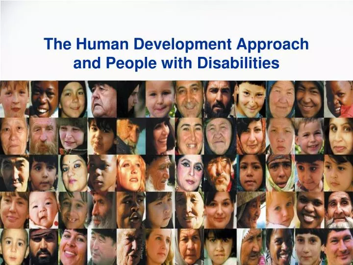 the human development approach and people with disabilities