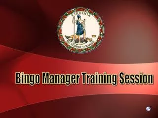 Bingo Manager Training Session
