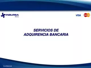 servicios de adquirencia bancaria