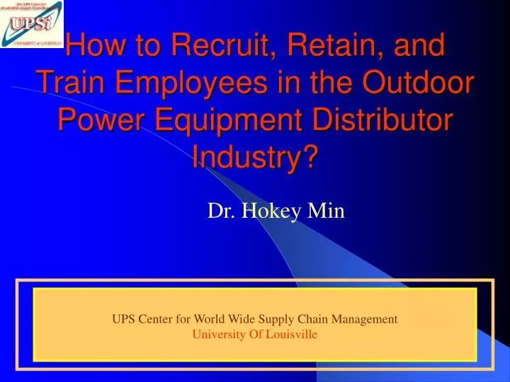 how to recruit retain and train employees in the outdoor power equipment distributor industry