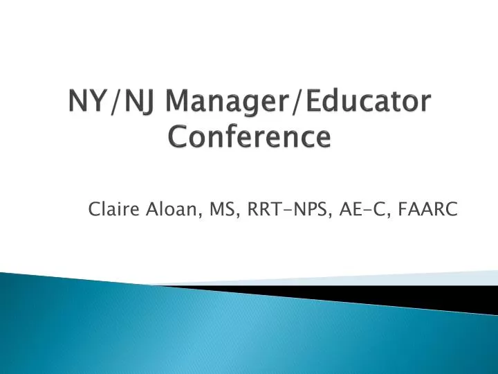 ny nj manager educator conference