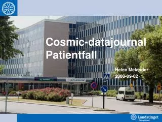 Cosmic-datajournal Patientfall