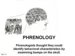 Phineas Gage Brain damage caused profound psychological changes. - slide 1