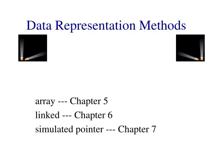 data representation methods