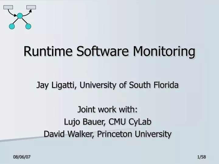 runtime software monitoring