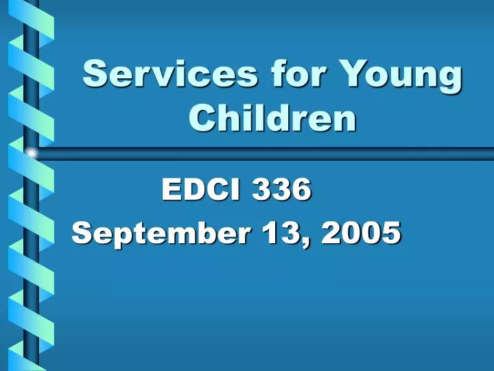 services for young children