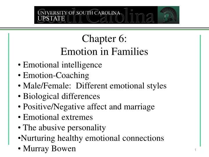 chapter 6 emotion in families