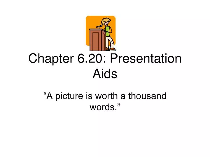 chapter 6 20 presentation aids