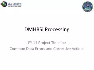 DMHRSi Processing