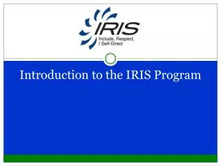 Introduction to the IRIS Program
