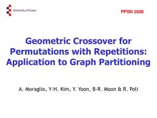Geometric Crossover for Permutations with Repetitions: Application to Graph Partitioning