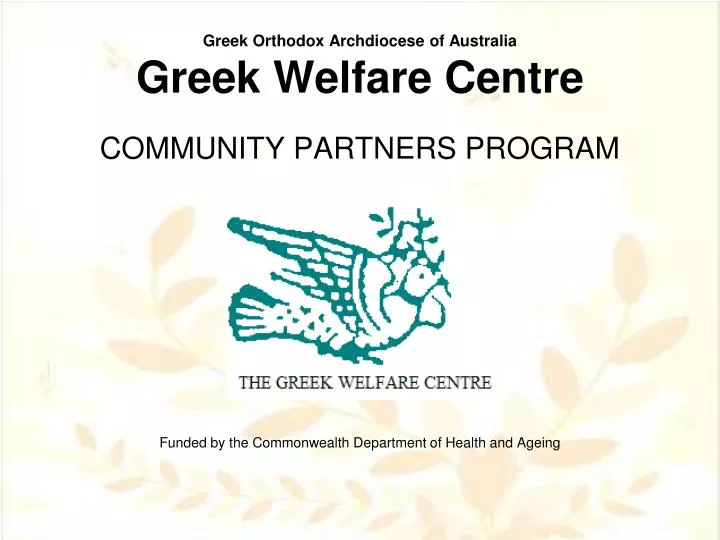 greek orthodox archdiocese of australia greek welfare centre