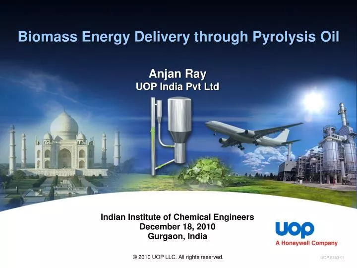 biomass energy delivery through pyrolysis oil