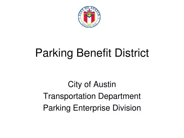 parking benefit district