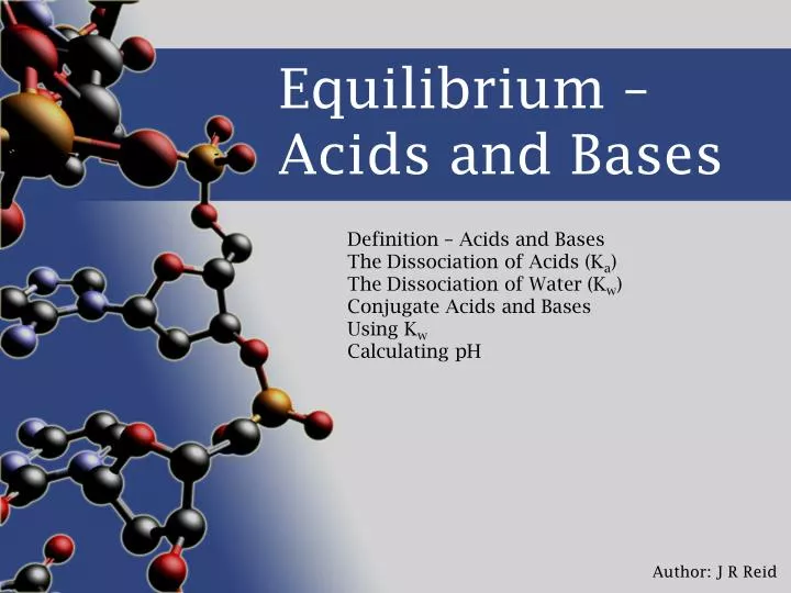 equilibrium acids and bases