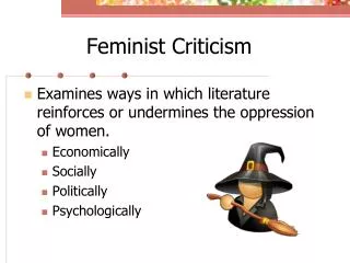 Feminist Criticism