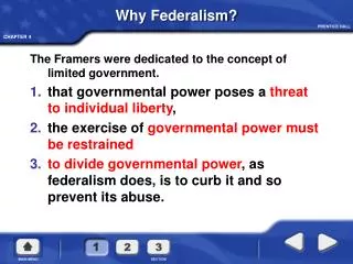 Why Federalism?